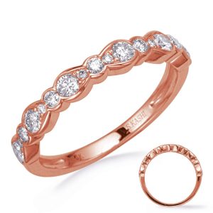 Rose Gold Diamond Wedding Band