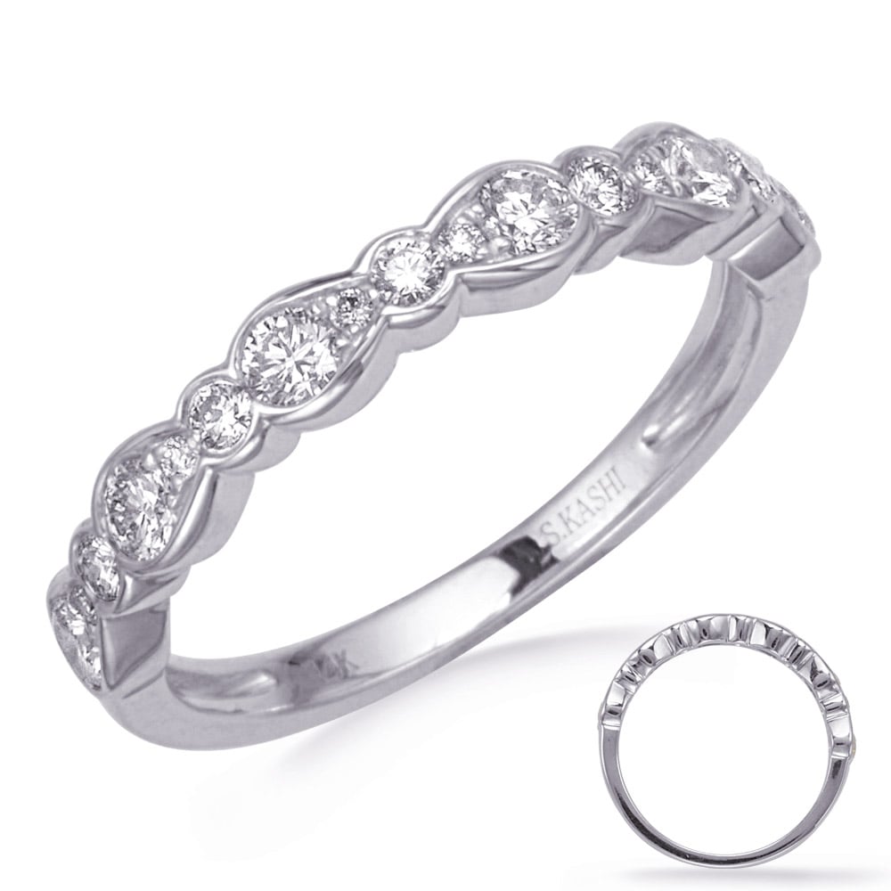 White Gold Diamond Wedding Band