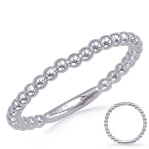 White Gold Wedding Band