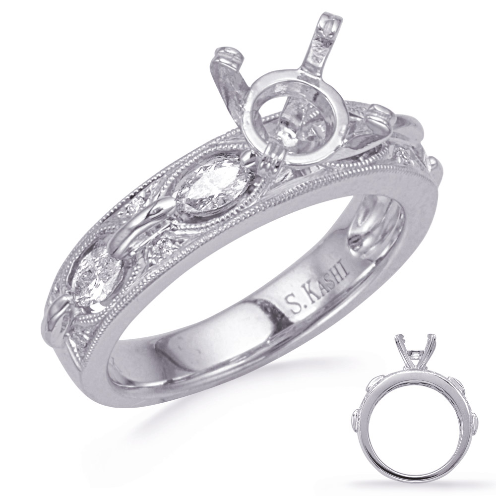 White Gold Engagement Ring