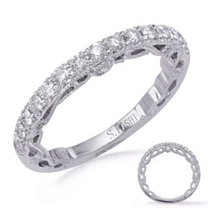 White Gold Diamond Wedding Band