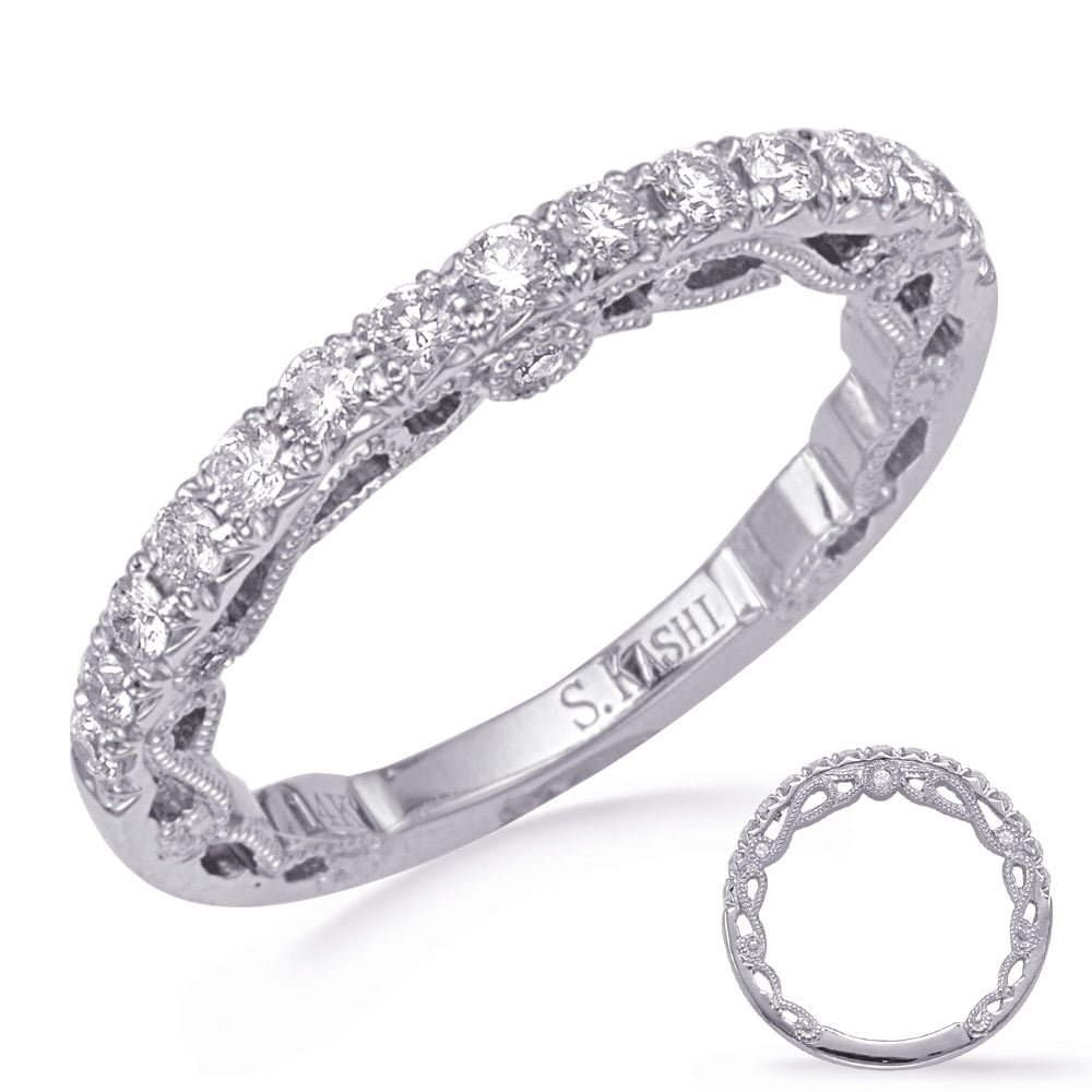 White Gold Diamond Wedding Band