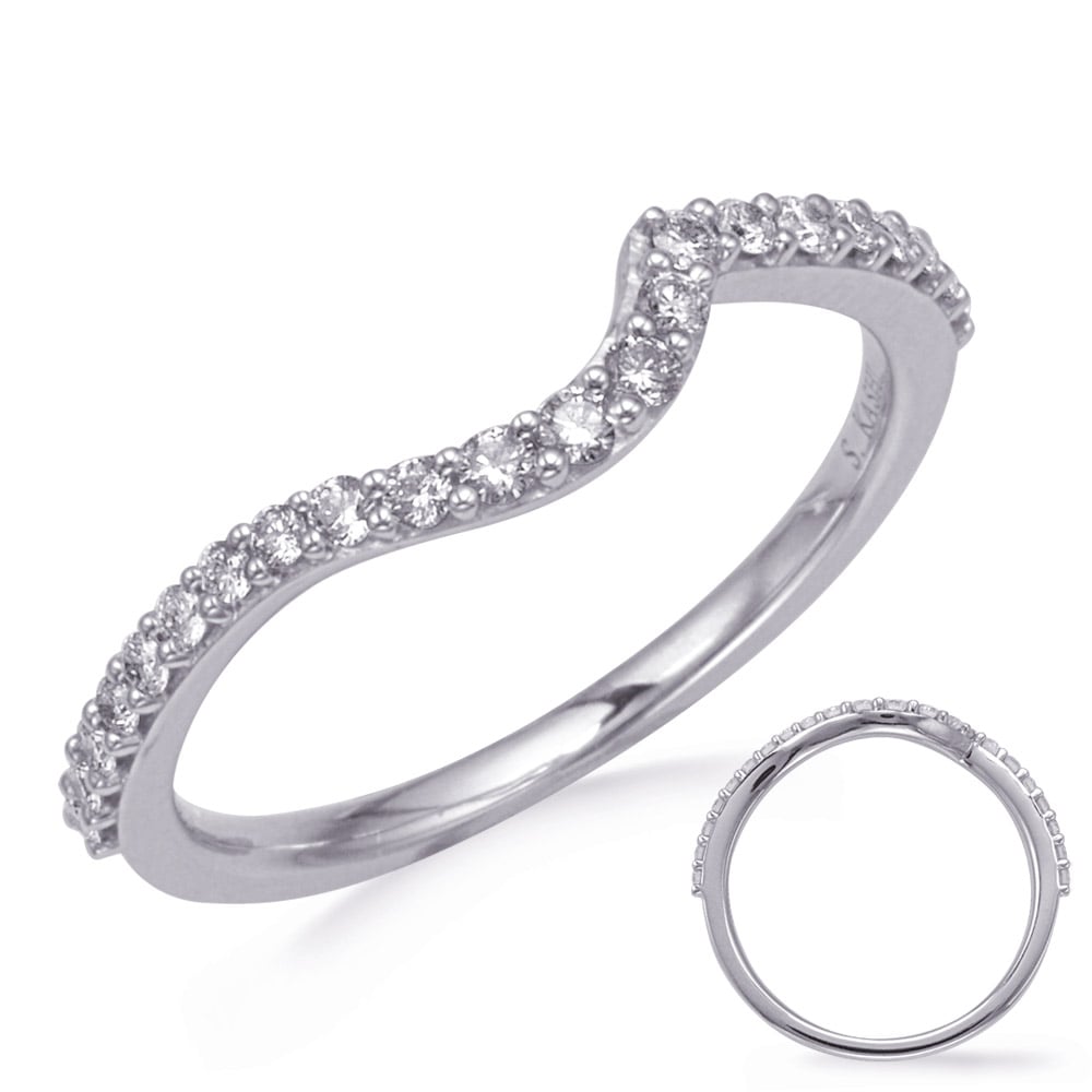 White Gold Diamond Weddding Band