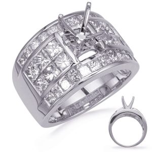 White Gold Diamond Engagement Ring