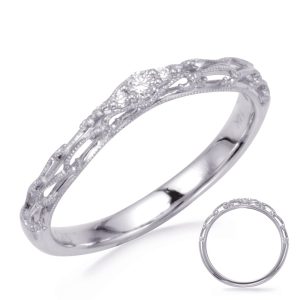 White Gold Wedding Band