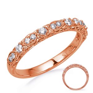 Rose Gold Diamond Band