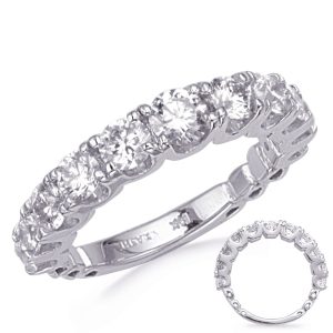 White Gold Wedding Band
