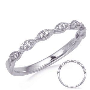 White Gold Matching Band