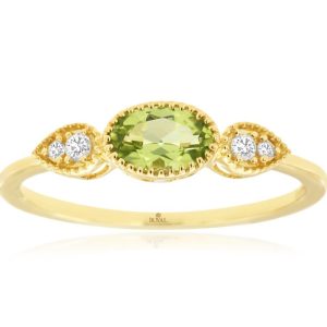PERIDOT & DIAMOND RING