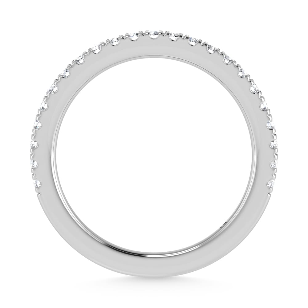14K White Gold Lab Grown Diamond 1/3 Ct.Tw. Wedding Band
