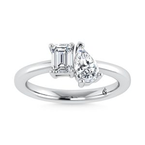 14K White Gold Lab Grown Diamond 1 Ct.Tw. Fashion Ring