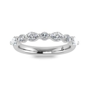14K White Gold Lab Grown Diamond 1/2 ct.tw. Wedding Band