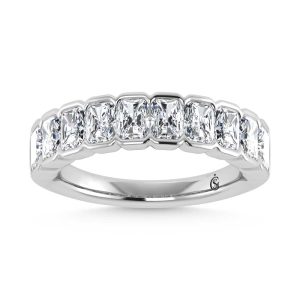 14K White Gold Lab Grown Diamond 2 Ct.Tw. Fashion Band