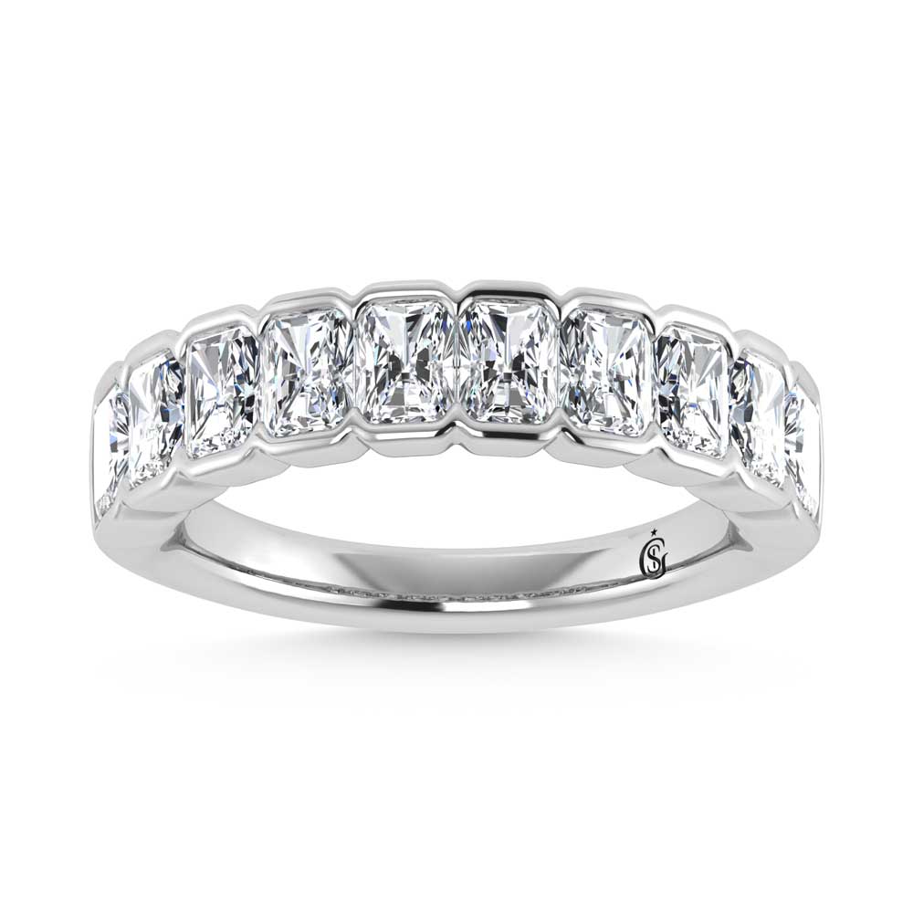 14K White Gold Lab Grown Diamond 2 Ct.Tw. Fashion Band