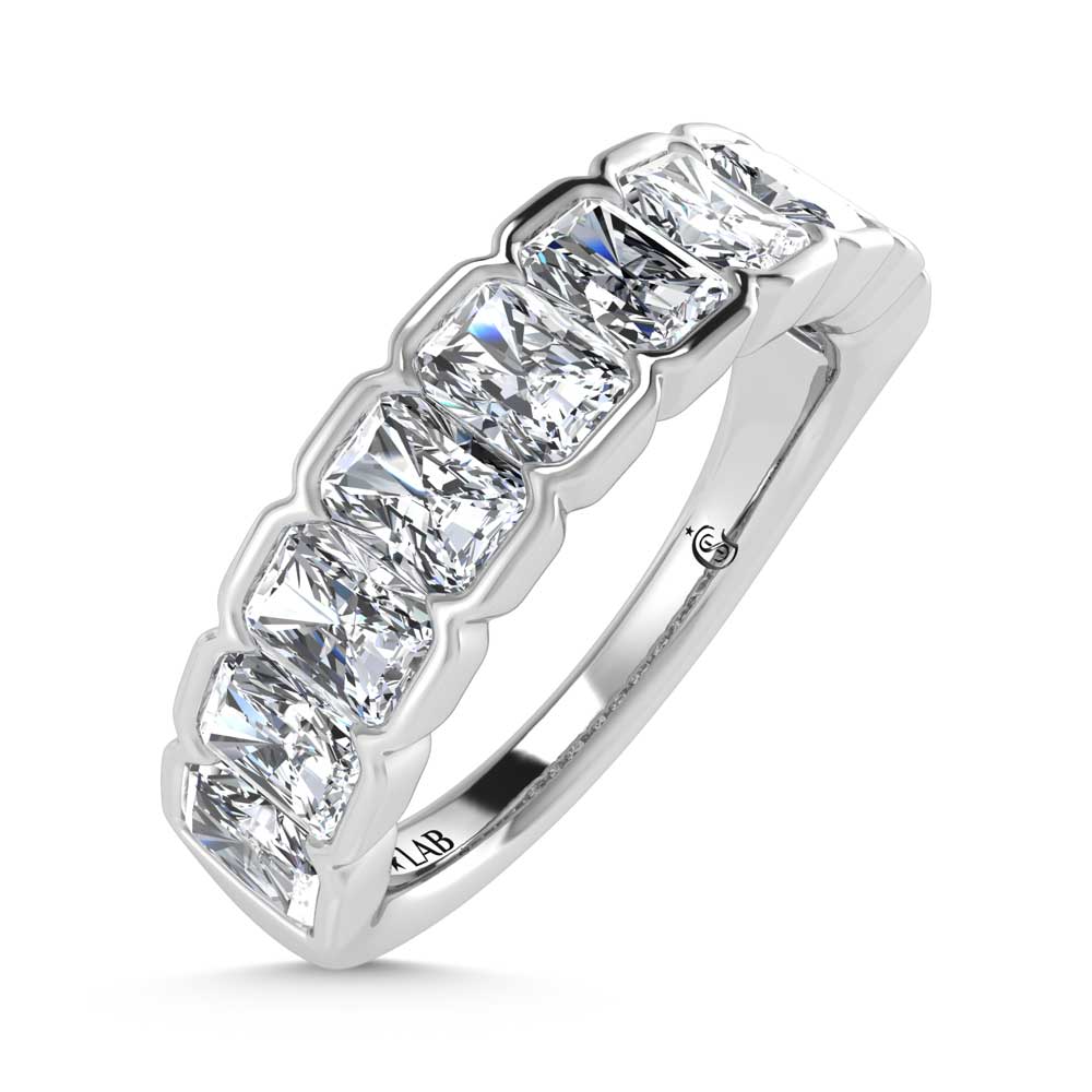 14K White Gold Lab Grown Diamond 2 Ct.Tw. Fashion Band