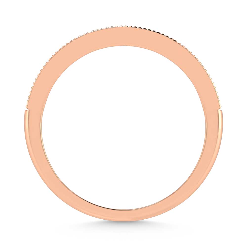 10K Rose Gold Lab Grown Diamond 1/6 Ct.Tw. Stack Band