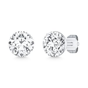 14K White Gold Lab Grown Diamond 1 Ct.Tw. Martine Stud Earrings (Available in 1ct to 2ct)