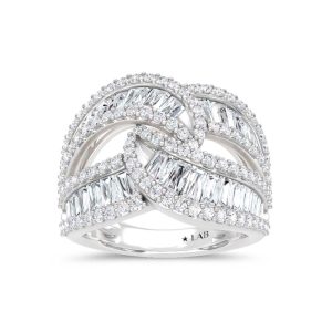 14K White Gold Lab Grown Diamond 2 3/4 Ct.Tw. Fashion Ring