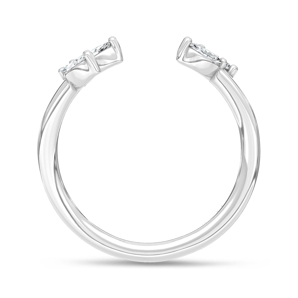 14K White Gold Lab Grown Diamond 1/3 Ct.Tw. Fashion Ring