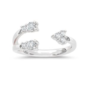 10K White Gold Lab Grown Diamond 1/3 Ct.Tw. Fashion Ring