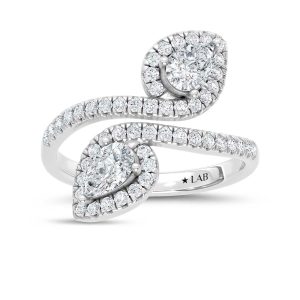 14K White Gold Lab Grown Diamond 1 Ct.Tw. Fashion Ring