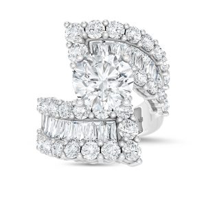 14K White Gold Lab Grown Diamond 9 1/8 Ct.Tw. Engagement Ring