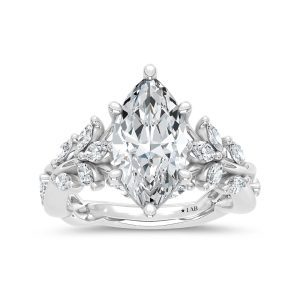 14K White Gold Lab Grown Diamond 2 1/2 Ct.Tw. Engagement Ring