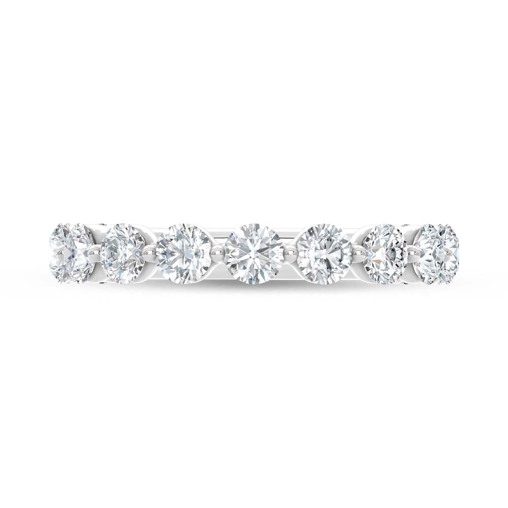 14K White Gold Lab Grown Diamond 1 1/2 Ct.Tw. Anniversary Band