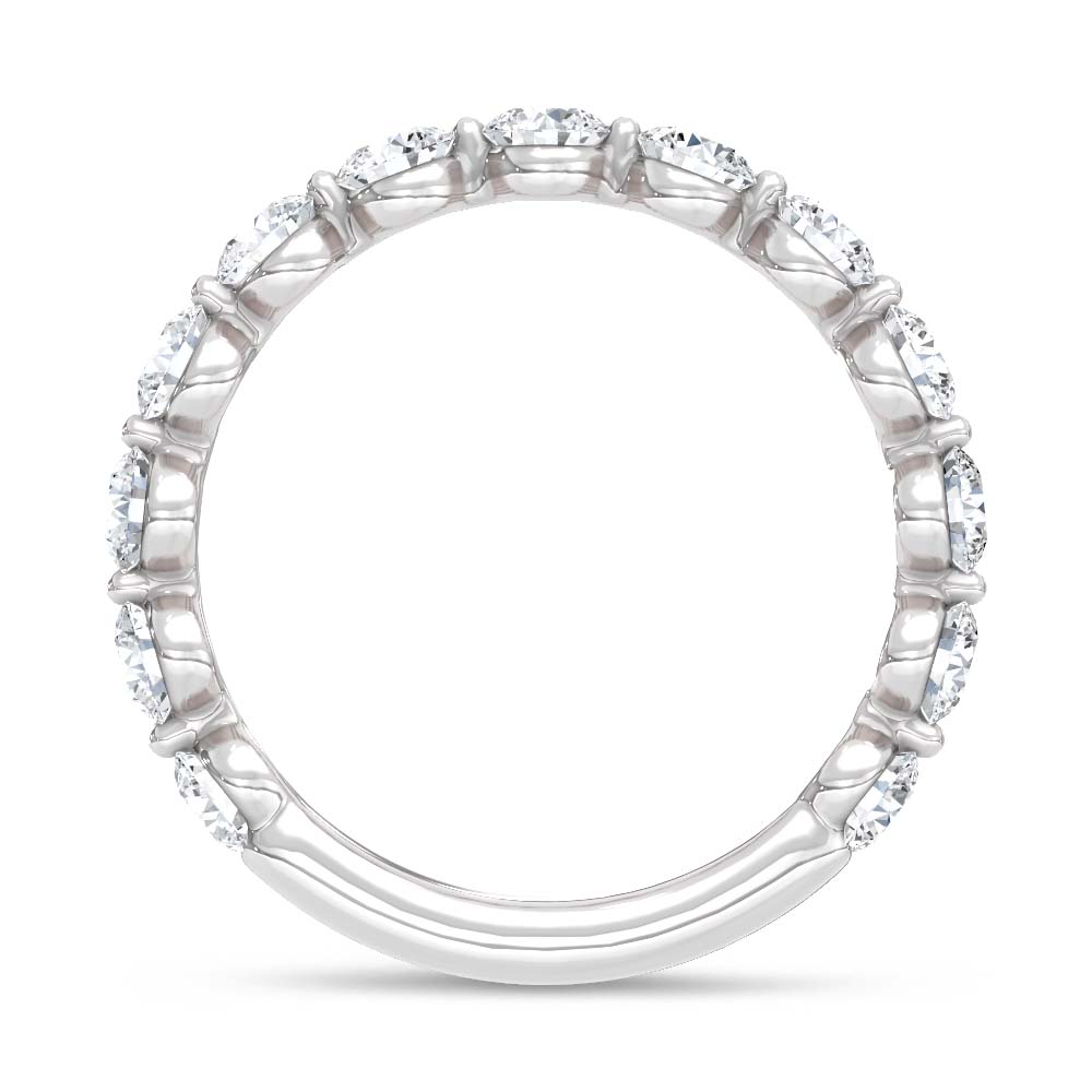 14K White Gold Lab Grown Diamond 1 1/2 Ct.Tw. Anniversary Band