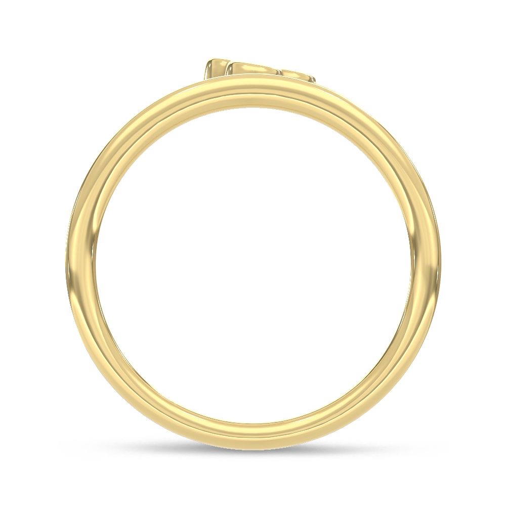 14K Yellow Gold Lab Grown Diamond 1/3 Ct.Tw. Fashion Ring