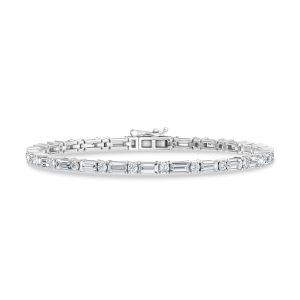14K White Gold Lab Grown Diamond 3 1/3 Ct.Tw. Fashion Bracelet