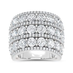 14K White Gold Lab Grown Diamond 6 Ct.Tw. Fashion Band