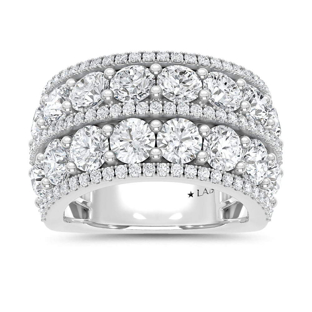 14K White Gold Lab Grown Diamond 5 Ct.Tw. Fashion Band