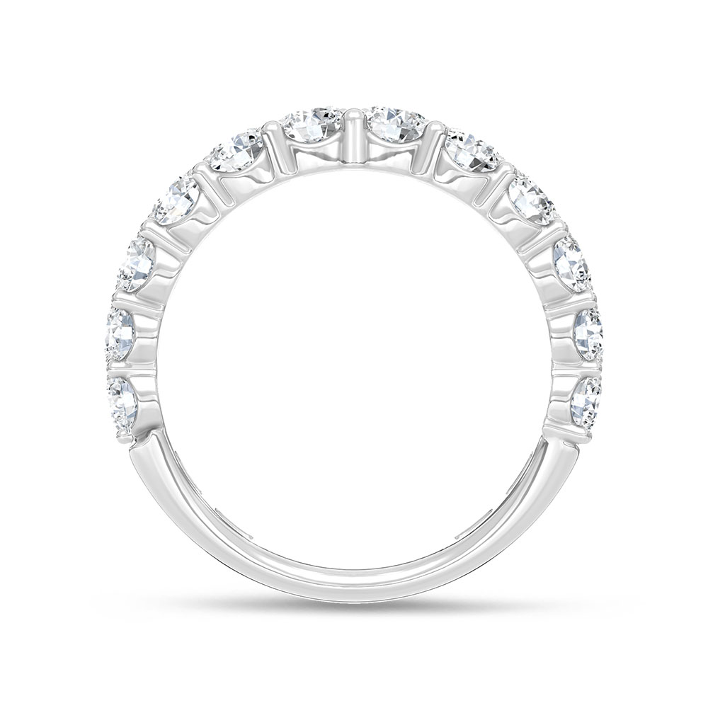 14K White Gold Lab Grown Diamond 6 Ct.Tw. Fashion Band