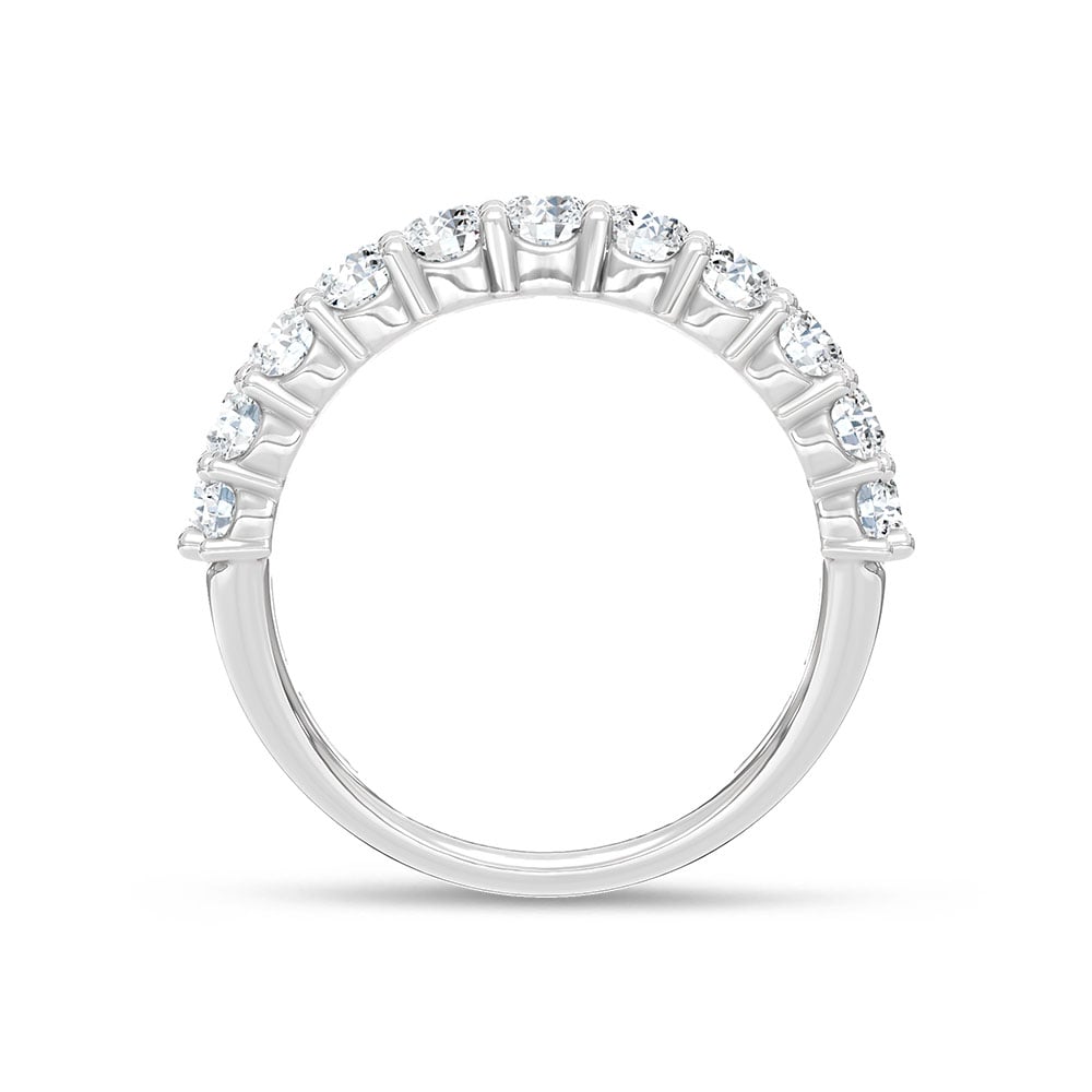 14K White Gold Lab Grown Diamond 6 Ct.Tw. Fashion Band