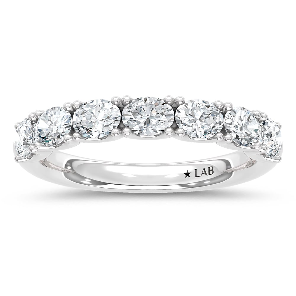 14K White Gold Lab Grown Diamond 1 Ct.Tw. Band