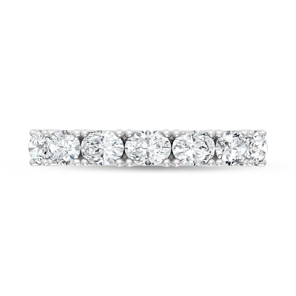 14K White Gold Lab Grown Diamond 1 Ct.Tw. Band