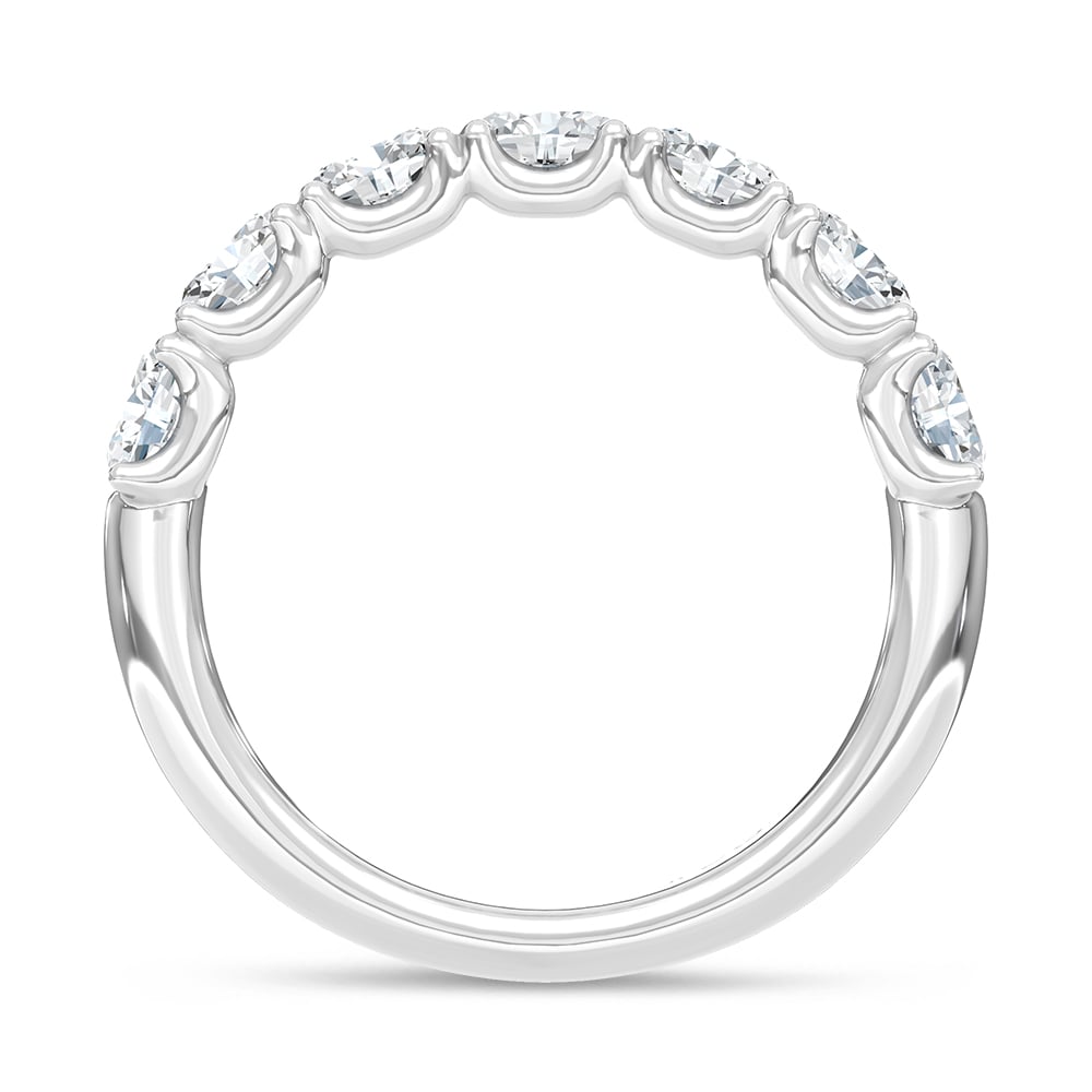 14K White Gold Lab Grown Diamond 1 Ct.Tw. Band