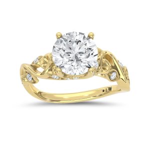14K Yellow Gold 2 1/6 Ct.Tw. Lab Grown Diamond Fashion Ring