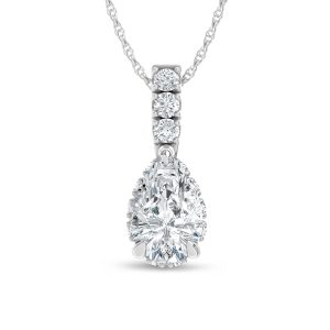 14K White Gold Lab Grown Diamond 1/3 Ct.Tw. Fashion Pendant