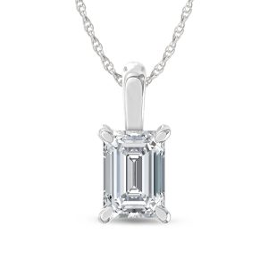 10K White Gold Lab Grown Diamond 3/8 Ct.Tw. Fashion Pendant