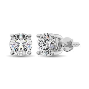 14K White Gold 1/4 Ct.Tw. Supreme Diamond Stud Earrings