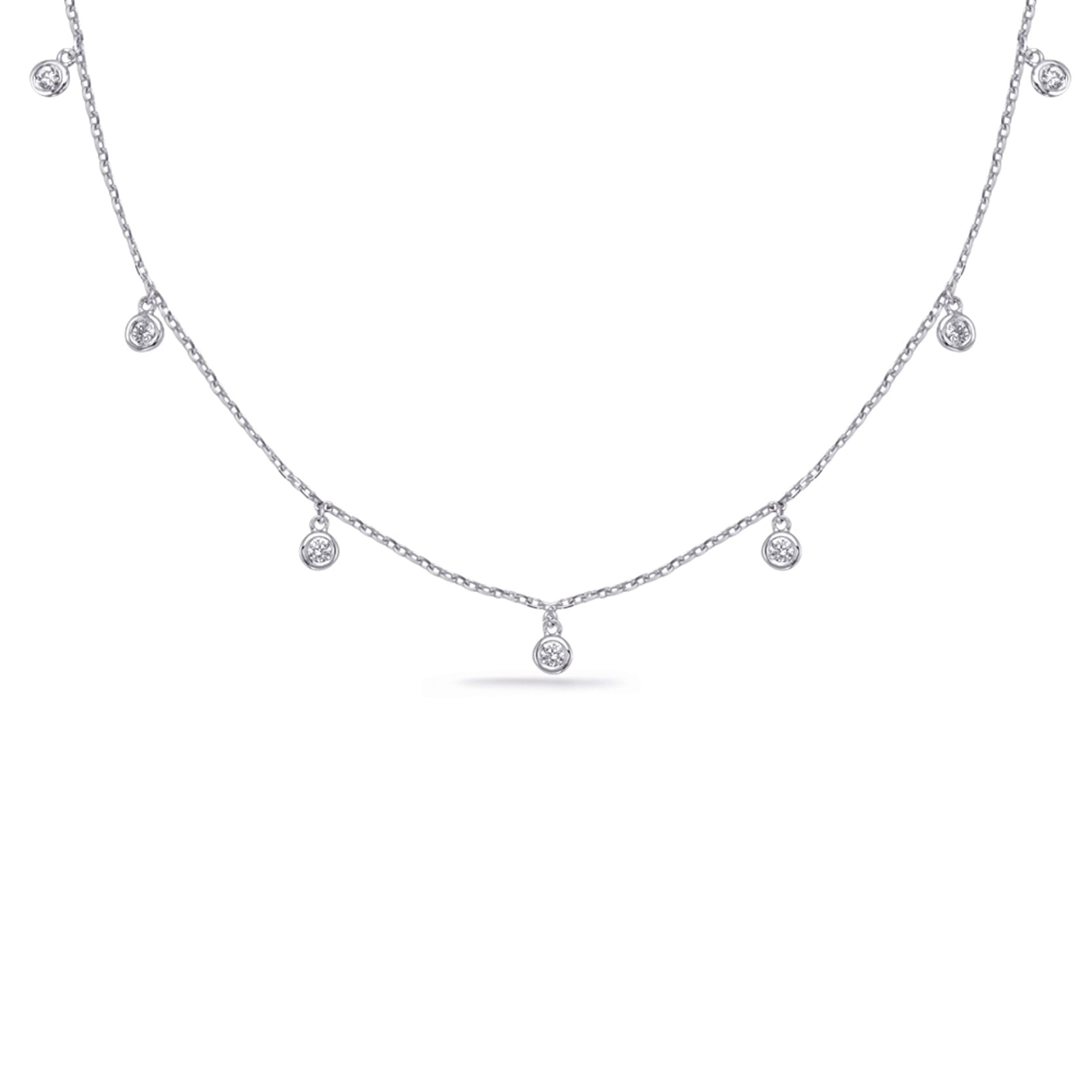 White Gold DIamonds By The Yard