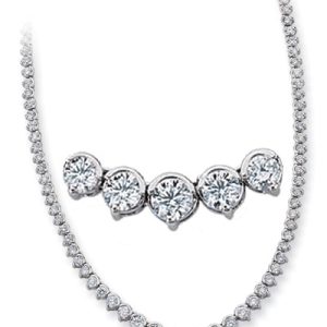 White Gold Diamond Necklace
