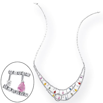 Sapphire & Diamond Necklace