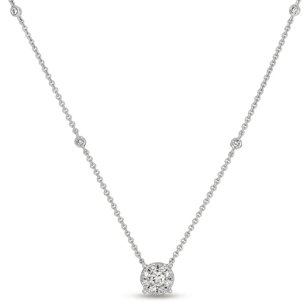 White Gold Diamond Necklace