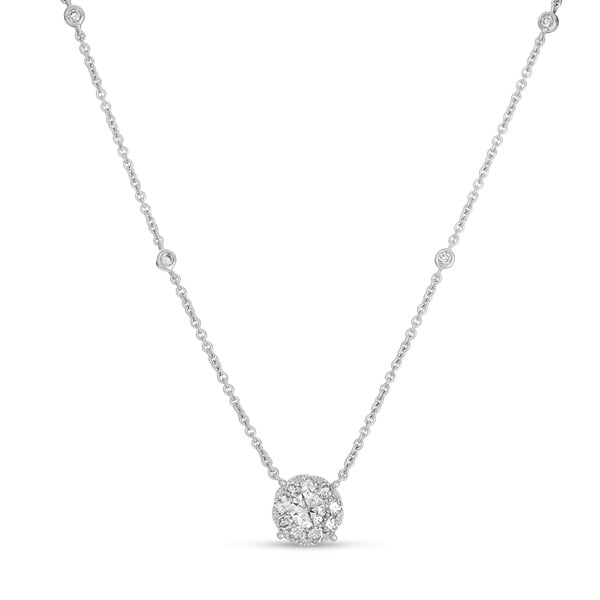 White Gold Diamond Necklace