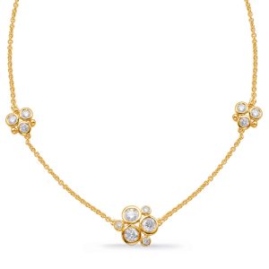 Yellow Gold Diamond Necklace