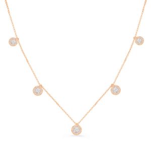 Rose Gold Diamond Necklace