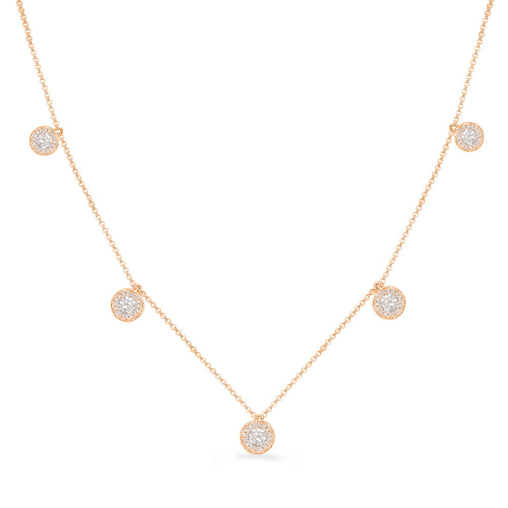 Rose Gold Diamond Necklace